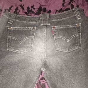 Flare& Cute Vintage Levis 520 Too Super Low Size 9 Awesome Fade!